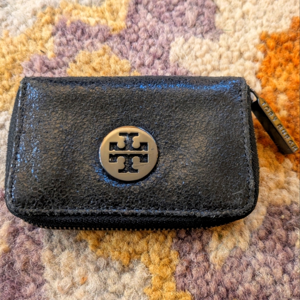 Tory Burch Zip Around Coin Case